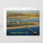 Postcard Newport Beach California Postkarte (Vorne/Hinten)