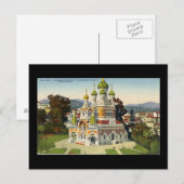 Postcard, Nice, La Cathedrale Russe Postkarte (Vorne/Hinten)