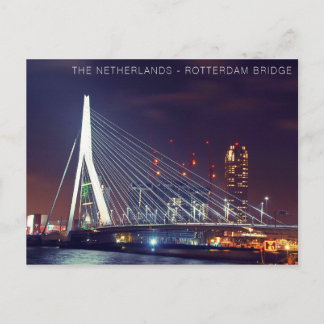 POSTCARD - NIEDERLANDE ROTTERDAM BRIDGE POSTKARTE