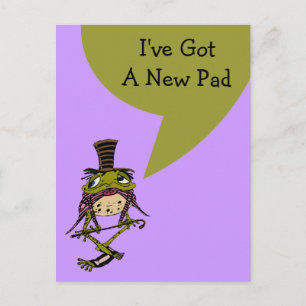 Postcard Niedlich habe ich den neuen Adress Pad Fr Ankündigungspostkarte