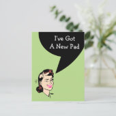 Postcard Niedlich habe ich den neuen Adress Pad Wi Ankündigungspostkarte (Stehend Vorderseite)