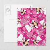 Postcard niedlich Royal Princess Pattern Postkarte (Vorne/Hinten)