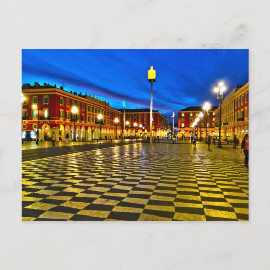 Postcard Nizza, Provence-Alpes-Côte-d'Azur, Frankr Postkarte (Vorderseite)