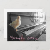 Postcard Nóta beag le rá / Nur zu sagen Postkarte (Vorne/Hinten)