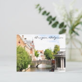 Postcard of Bruges, Belgium Postkarte (Stehend Vorderseite)