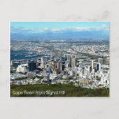 Postcard of Cape Town from Signal Hill Postkarte (Vorderseite)
