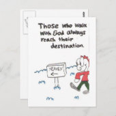 Postcard of funny church sayings, animated postkarte (Vorne/Hinten)