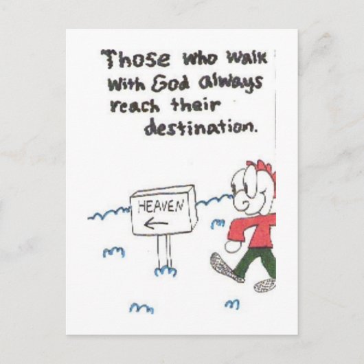 Postcard of funny church sayings, animated postkarte (Vorderseite)