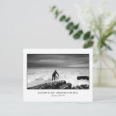 Postcard of Surfer a Jeffry's Bay Postkarte (Stehend Vorderseite)