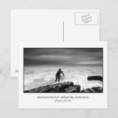 Postcard of Surfer a Jeffry's Bay Postkarte (Vorne/Hinten)