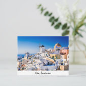 Postcard Oia Santorini Postkarte (Stehend Vorderseite)