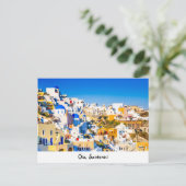 Postcard Oia Santorini Postkarte (Stehend Vorderseite)