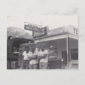 Postcard OTR Car Haulers Pit Bar-B-Q Curb Service Postkarte (Vorderseite)