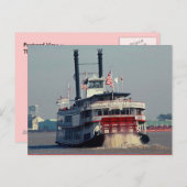 Postcard Paddle Steamer Natchez New Orleans LA Postkarte (Vorne/Hinten)
