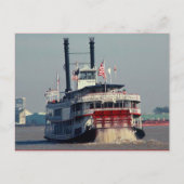 Postcard Paddle Steamer Natchez New Orleans LA Postkarte (Vorderseite)