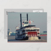 Postcard Paddle Steamer Natchez Postkarte (Vorne/Hinten)