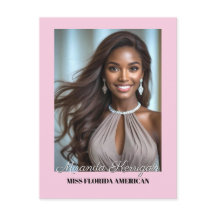 Postcard Pageant Essentials Autograph Fotokarte