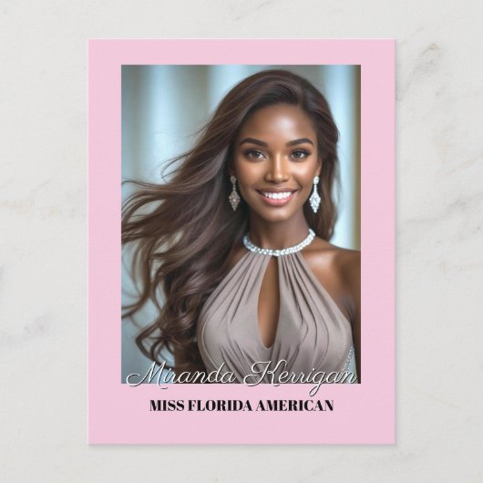 Postcard Pageant Essentials Autograph Fotokarte Postkarte (Vorderseite)