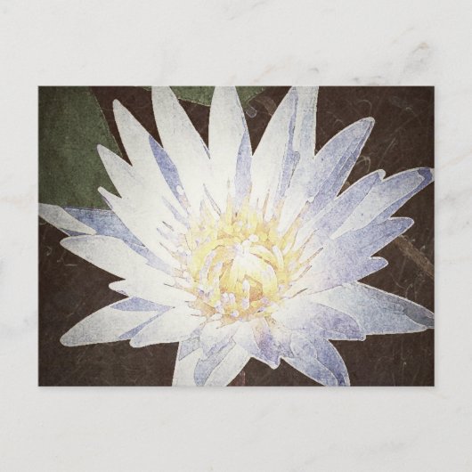 POSTCARD "PAINTED LOTUS" POSTKARTE (Vorderseite)