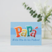 Postcard - Papá ¡Feliz Día de los Padres! Postkarte (Stehend Vorderseite)