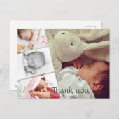 Postcard - Personalisiert Danke Fotos Postkarte (Vorne/Hinten)