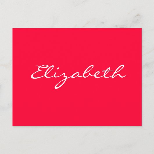 POSTCARD - PERSONALISIERT POSTKARTE (Vorderseite)