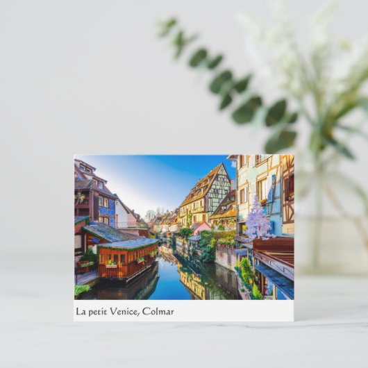 Postcard Petit Venice, Colmar Frankreich Postkarte (Stehend Vorderseite)