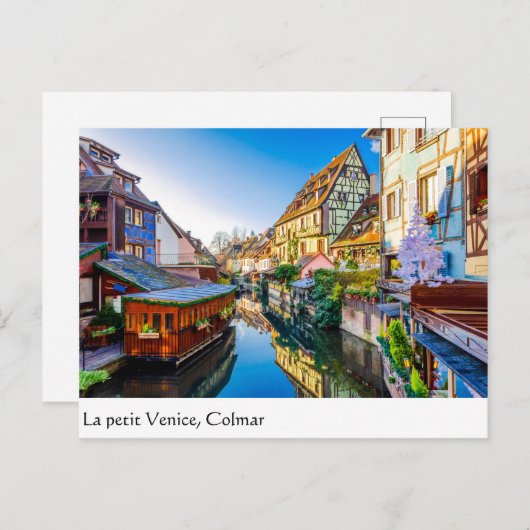Postcard Petit Venice, Colmar Frankreich Postkarte (Vorne/Hinten)
