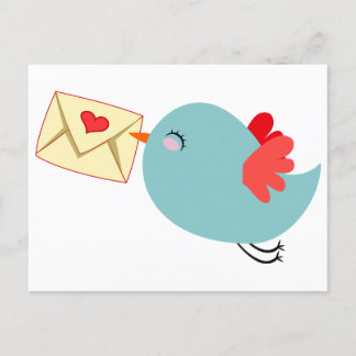postcard pigeon mail postkarte