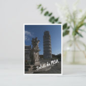 Postcard - Pisa - mit Skript Postkarte (Stehend Vorderseite)