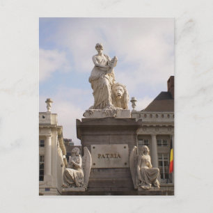 Postcard Pl. de Brouckere, Brüssel Postkarte