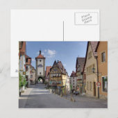 Postcard Plönlein Place, Rothenburg, Deutschland Postkarte (Vorne/Hinten)