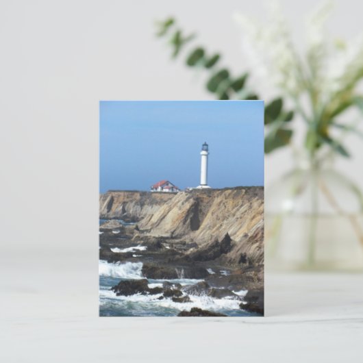 Postcard - Point Arena Lighthouse Postkarte (Stehend Vorderseite)