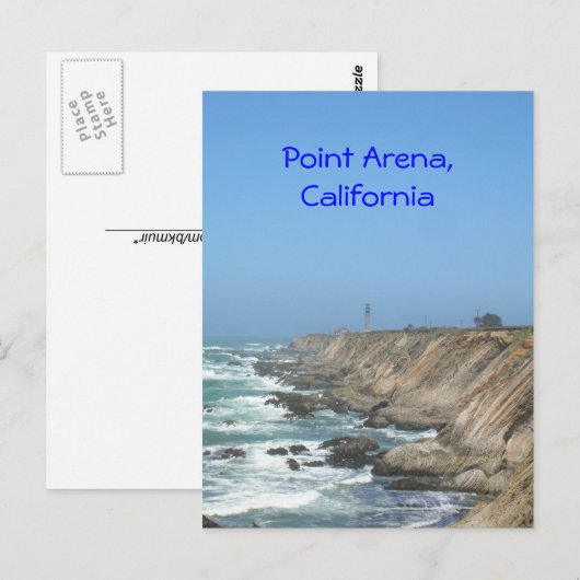 Postcard - Point Arena Postkarte (Vorne/Hinten)