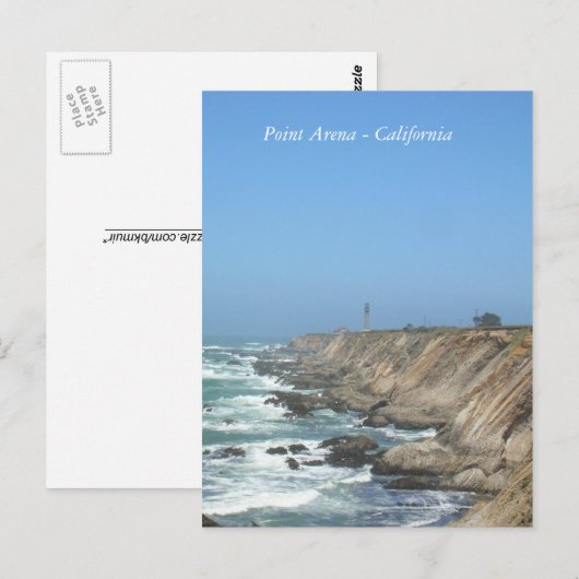 Postcard - Point Arena Postkarte (Vorne/Hinten)