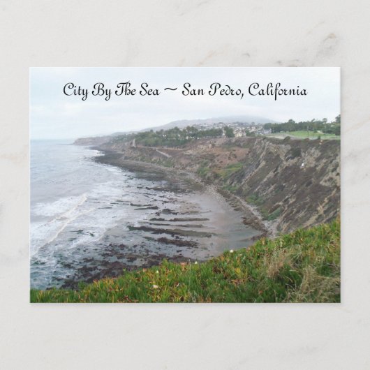 Postcard Point Fermin Park North San Pedro CA Postkarte (Vorderseite)