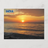 Postcard - Pondicherry - Indien Feiertagspostkarte (Vorderseite)