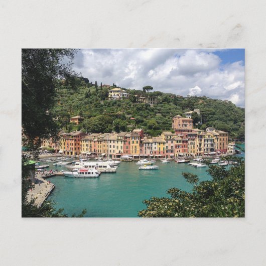 Postcard Portofino in der Provinz Genua, Italien Postkarte (Vorderseite)