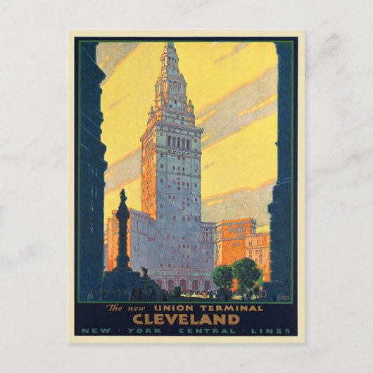 Postcard Poster Print for New York Central Lines Postkarte (Vorderseite)