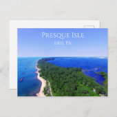 Postcard - Presque Isle Erie PA Postkarte (Vorne/Hinten)
