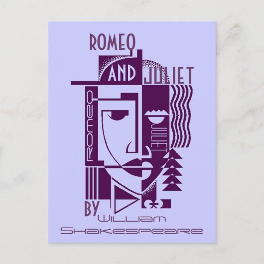 Postcard Promo Shakespeare Romeo & Julia Play PC Postkarte (Vorderseite)