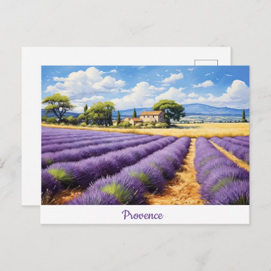 Postcard Provence Postkarte (Vorne/Hinten)