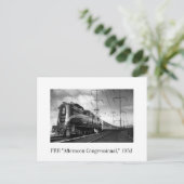 Postcard - PRR "Afternoon Congressional", 1952 Postkarte (Stehend Vorderseite)