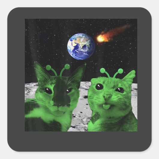 Postcard Quadratischer Aufkleber (Vorderseite)