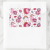 Postcard Rechteckiger Aufkleber (Tasche)