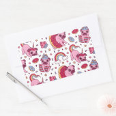 Postcard Rechteckiger Aufkleber (Umschlag)