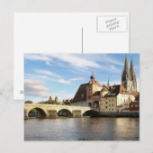 Postcard Regensburg in Bayern, Deutschland Postkarte (Vorne/Hinten)
