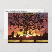 Postcard Reise zur Fantasie - Broceliande Shadows Postkarte (Vorne/Hinten)