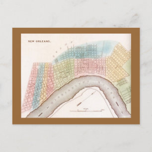 Postcard Rep Antibes New Orleans Louisiana Karte