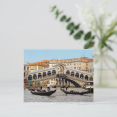 Postcard Rialto Bridge, Venice Postkarte (Stehend Vorderseite)